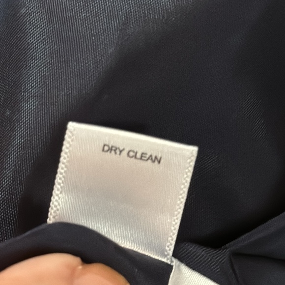 ANN TAYLOR. Navy, A-line Mini Skirt with White Thread Embroidery. Sz 8P.… - Picture 5 of 8